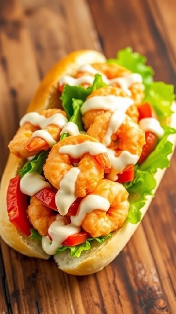 Crispy Air Fryer Shrimp Po Crispy shrimp po